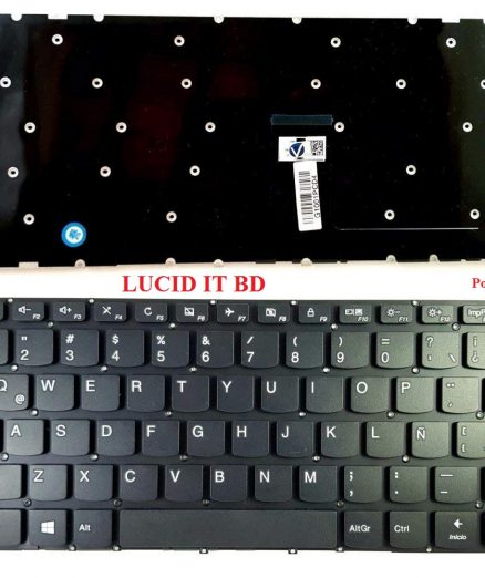 New for Lenovo Ideapad 110-14 110-14ibr 110-14isk Black English US laptop Keyboard No frame black