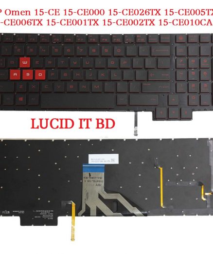 New US laptop keyboard for HP Omen 15-CE 15-CE000 15-CE026TX 15-CE005TX 15-CE006TX 15-CE001TX 15-CE002TX 15-CE010CA with backlit & Red