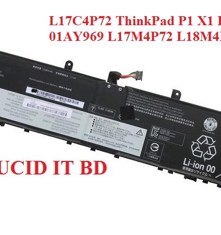 New L17C4P72 Battery for Lenovo ThinkPad P1 X1 Extreme 01AY969 L17M4P72 L18M4P71