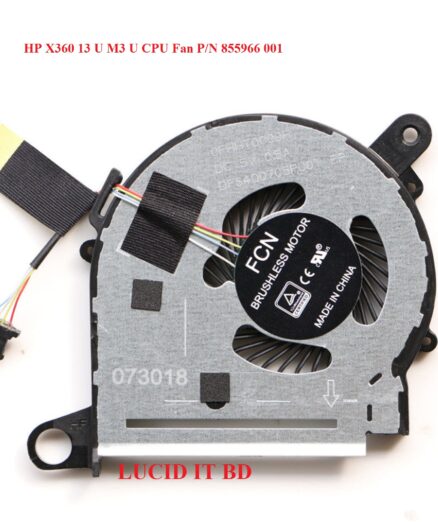 Laptop CPU Cooling Fan for HP X360 13 U M3 U CPU Fan P/N 855966-001