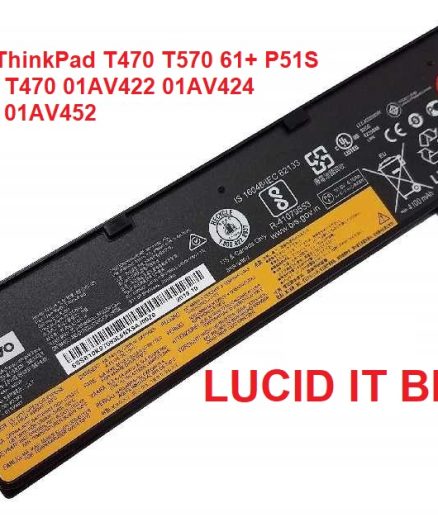 External 3cell 61 New Genuine T470 T570 61+ P51S 01AV490 T470 01AV422 01AV424 01AV425 01AV452