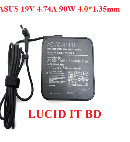 19V 4.74A 90W 4.0*1.35mm ADP-90YD B AC Adapter For ASUS N550LF X550VL F550ZE PG278Q UX510U K53SV K53TA EXA1202YH