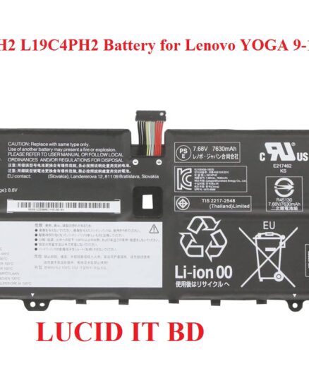 Genuine L19M4PH2 L19C4PH2 Battery for Lenovo YOGA 9-14ITL5 5B10Z33896 5B10Z33895