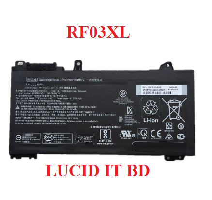 Genuine RF03XL Battery for HP ProBook 455 G7 HSTNN-OB1Q L83685-AC1 L84354-005