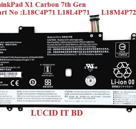 Genuine Battery For Lenovo ThinkPad X1 Carbon 7th Gen Battery L18C4P71 L18L4P71 L18M4P72