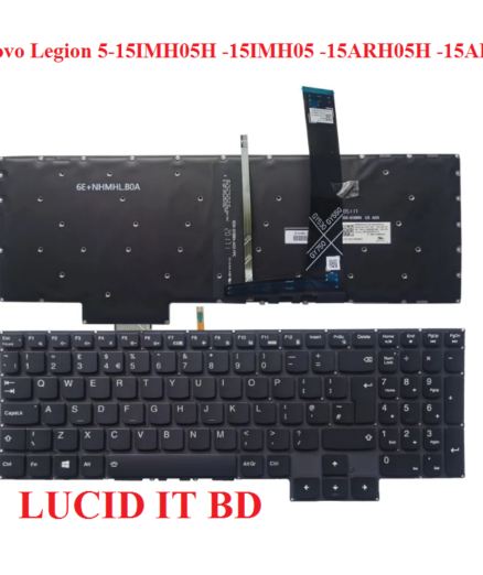 Replacement Keyboard Compatible with Legion 5 15ARH05H Legion 5 15ARH05H Legion 5 15IMH05 Legion 5 15IMH05H Series Laptop with White Backlit US
