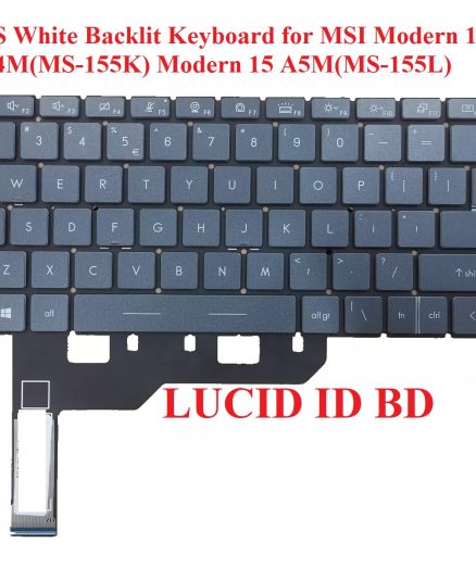 New MSI Modern 15-A4M MS-155K Modern 15 A5M MS-155L Laptop Keyboard US Backlit