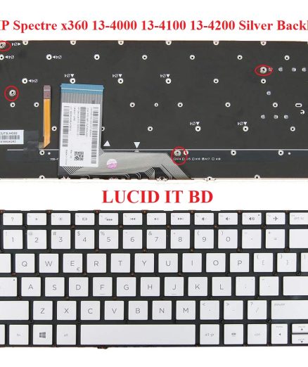 HP Spectre X360 13-4000 13-4100 13-4200, HP Spectre Pro x360 G1 x360 G2 Keyboard