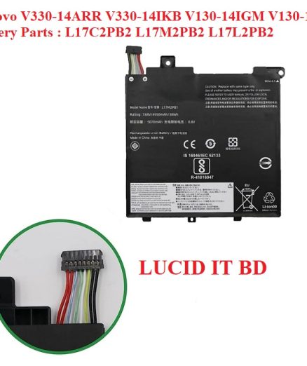 Laptop Battery for Lenovo V330-14ARR V330-14IKB V130-14IGM V130-14IKB Series L17C2PB2 L17M2PB2 L17L2PB2 5B10P54006 5B10W67422 5B10W67338