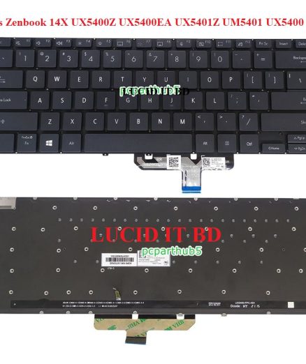 ew Asus Zenbook 14X UX5400Z UX5400EA UX5401Z UM5401 UX5400 Keyboard US Backlit