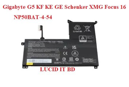 New Genuine NP50BAT-4-54 Battery for Gigabyte G5 KF KE GE Schenker XMG Focus 16
