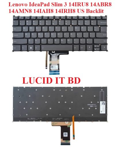 New Lenovo IdeaPad Slim 3 14IRU8 14ABR8 14AMN8 14IAH8 14IRH8 US Backlit Keyboard