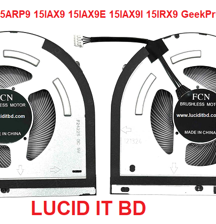 New Lenovo LOQ 15ARP9 15IAX9 15IAX9E 15IAX9I 15IRX9 G5000 CPU GPU Cooling Fan