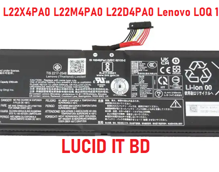 New Original L22X4PA0 L22M4PA0 L22D4PA0 OEM Battery for Lenovo LOQ 15IRH8 15APH8