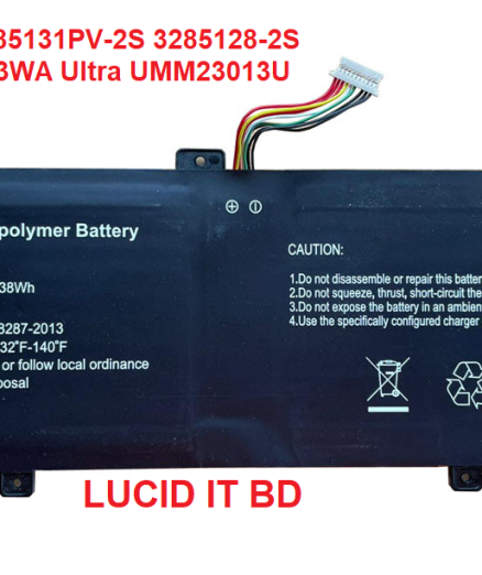 NV-3285128-2S U3285131PV-2S 3285128-2S Laptop Battery 7.6V 38Wh 5000mAh For Umax VisionBook 13WA Ultra UMM23013U Notebook