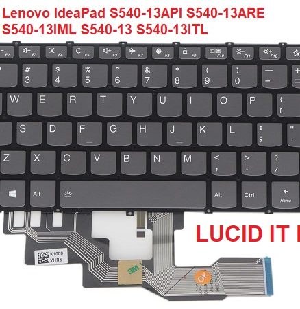 New Replacement Laptop Keyboard for Lenovo IdeaPad S540-13API S540-13ARE S540-13IML S540-13 S540-13ITL Backlit US