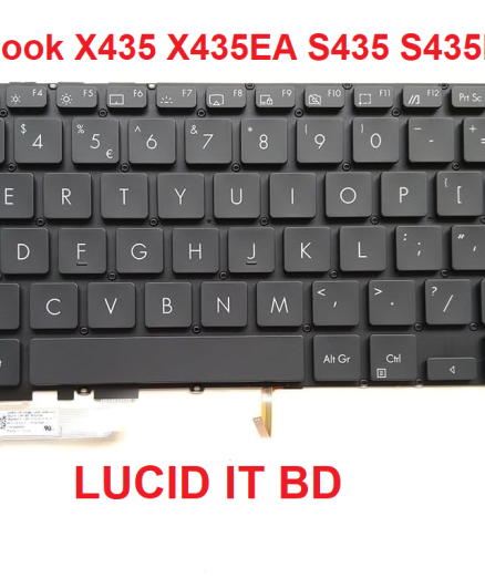 Laptop Replacement Keyboard for ASUS VivoBook X435 X435EA S435 S435E S435EA S435EA-SB51 NSK-W3ABU 0KN1-CG1UI13 Notebook Without Backlit