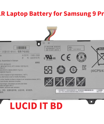 AA-PBTN4LR Laptop Battery for Samsung 9 Pro NP940X3M NP940X3M-K01US NP940X3M-K02US NP940X3N NP940X3N-K01 NP940X5M NP940X5M-X01US NP940X5N NP940X5N-X01US NT930SBE NT950SBE NT950SBV Series 15.4V 54Wh