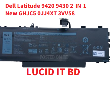 Original New GHJC5 0JJ4XT 3VV58  Laptop Battery Compatible with Dell Latitude 9420 9430 / Dell Latitude 9420 9430 2-in-1 Series 3VV58 0JJ4XT